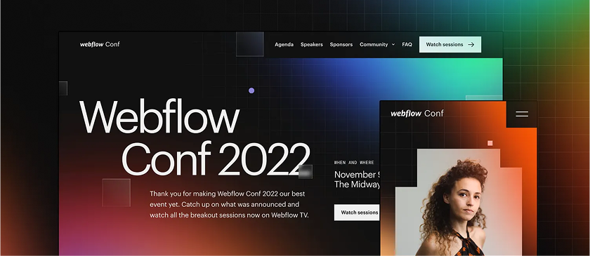 The picture of webflow design template